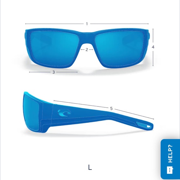 Costa Fathom, Matte Black, Gray Polarized Polycarbonate Sunglasses, NIB, Large - Picture 7 of 15